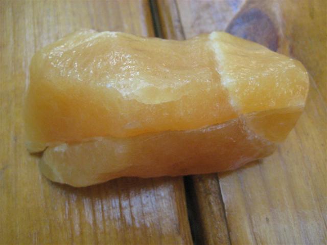 Orange calcite is said to help the mind remember 1046